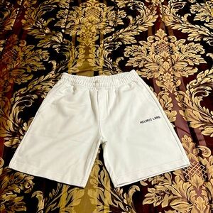 Helmut Lang White Core Shorts